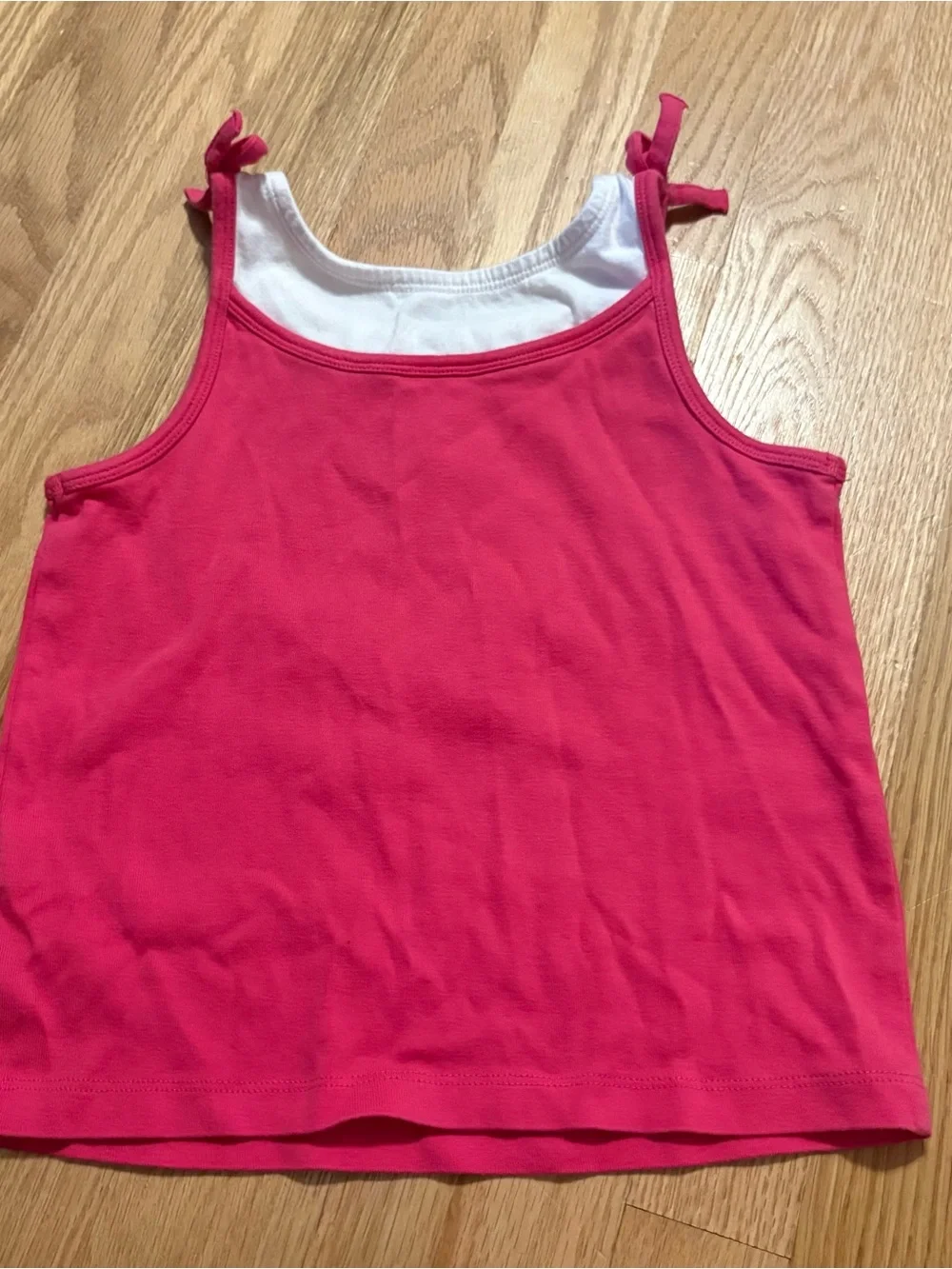 Gymboree Hot Pink Bubbly Drink Applique Tank Top Sz 8 Vintage Kids